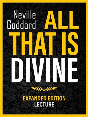 cover image of All That Is Divine--Expanded Edition Lecture